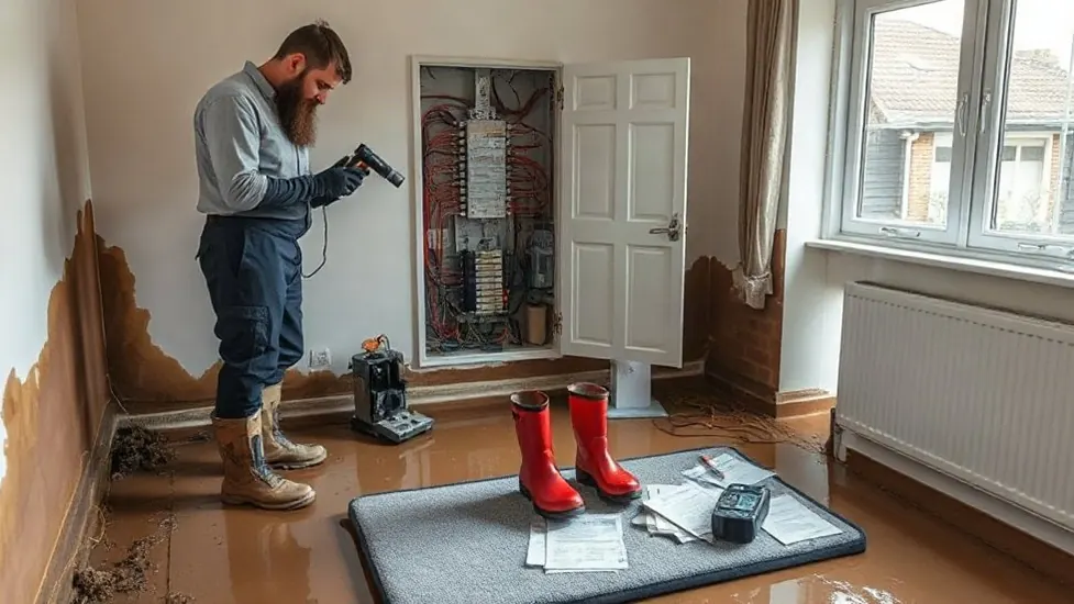 Flood-Damaged Electrics in Sandwich