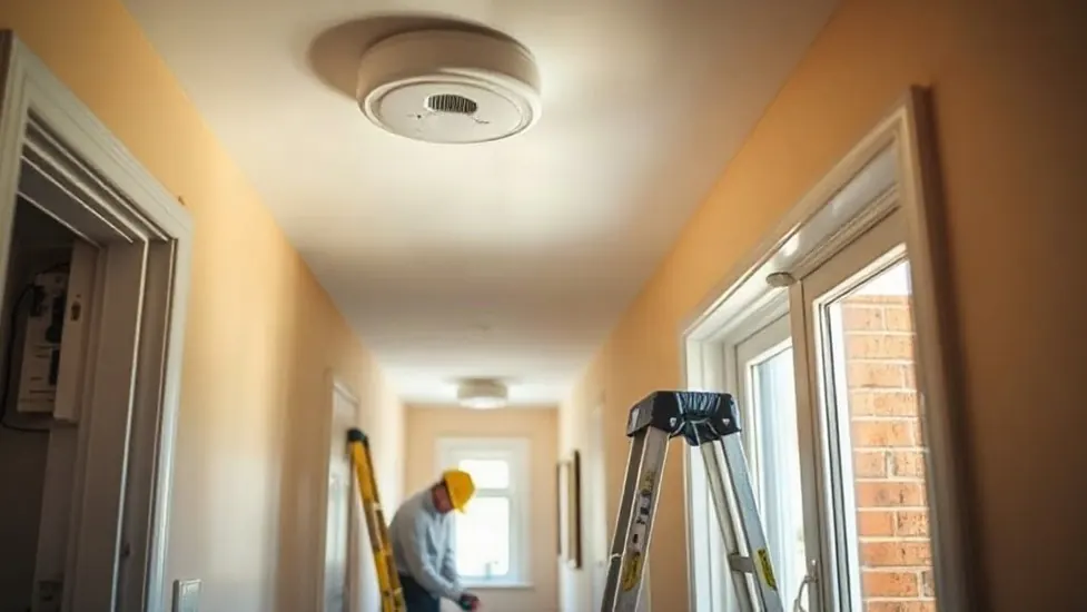 Mains Smoke and Heat Alarm Installation in Sandwich